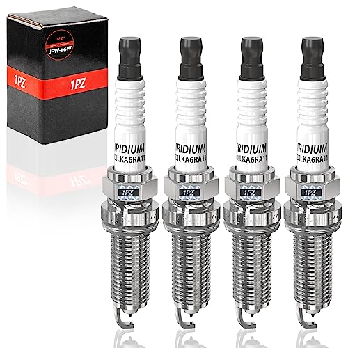 1PZ JPW-Y6W 車用 4本セット ダブルイリジウム スパークプラグ 耐久性 日産 Nissan アルティマ キューブ NV セントラ バーサ 22401JD01B FXE20HR11 DILKA6RA11 エンジンパーツ 修理 互換
