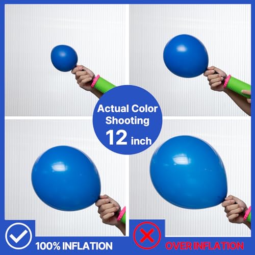Image of PartyWoo Royal Blue Balloons 50pcs of 5 Inch Dark Blue Latex Balloons for Wedding Baby Shower Gender Reveal Anniversary Graduation Under The Sea Men Birthday Bachelorette Party Decorations Blue-Y5