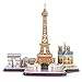 CubicFun 3D Puzzles for Kids Ages 8-10 12-14 Pairs Cityline Arts Crafts for Girls Ages 8-12 Architecture STEM Projects for Kids Ages 8-12, Toys Gifts for 8 Year Old Girls Eiffel Tower