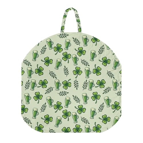 KUIFORTI Wine Glass Baby Lounger Cover Removable Lounger Cover Recliner for Saint Patrick's Day Fitted Baby Lounger Slipcover Gifts for Baby Parents