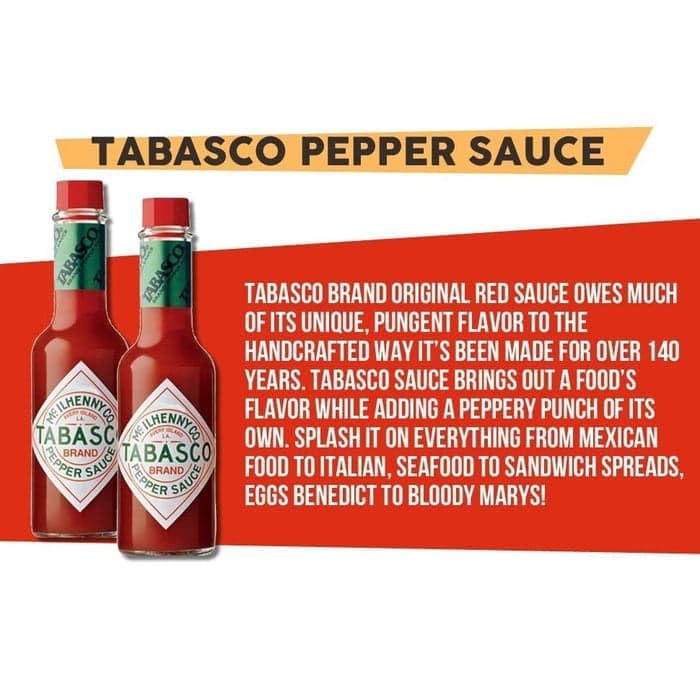 TAB'ASCO Red Pepper Sauce, Original Flavour 60ml - Image 3 thumbnail