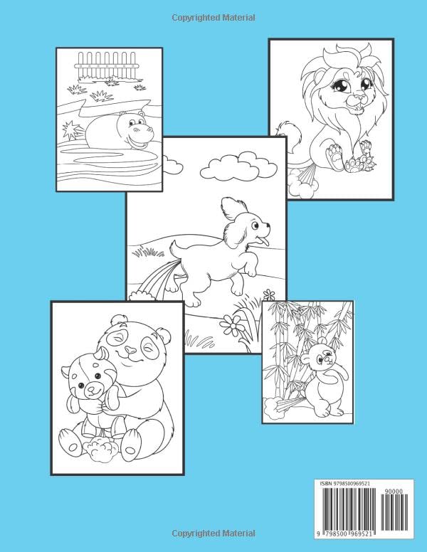 Farting Animals Coloring Book For Kids: Amazing Coloring Book with Cute and Funny Farting Animals for Kids, Gifts for Girls, Boys Who Love Animals, … image 3