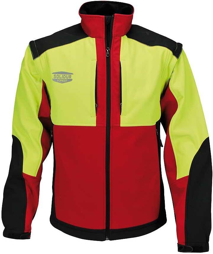 Veste Softshell Rouge Multi-activités Solidur WODA-RE