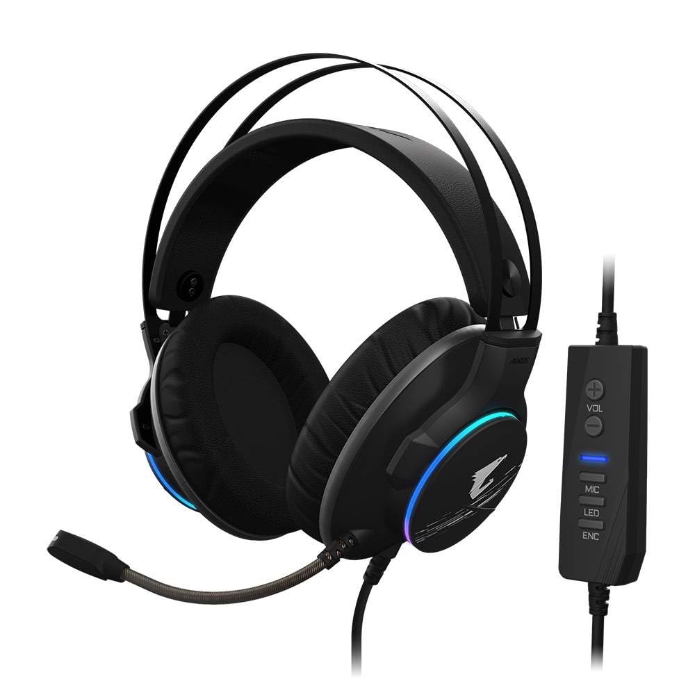 GIGABYTE AORUS H1 écouteur/Casque Écouteurs Arceau USB Type-A Noir