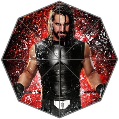 Wwe 2K16 Seth Rollins Custom Foldable Umbrella Women Umbrella Men Umbrella Children Umbrella Rain Umbrella Wind Resistant Windproof Floding Travel Umbrella