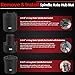 Spindle Nut Socket Tool Kit 5 Pcs Axle Hub Lock Nut Socket Set 1/2” Drive Wheel Drive Spindle Nut Remover Installer for Ford Dana 50/60, Chevy, and Dodge, Replace# 648636 Lug Out Spindle Socket Set
