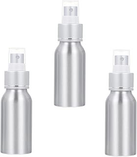 Mikinona 3 Pçs Frasco De Spray De Bitters Mini Frascos De Spray De Perfume Terrário Recipientes De Vidro Recarregáveis Spray De Metal Vermute Spritzer Pp Prata Pulverizador