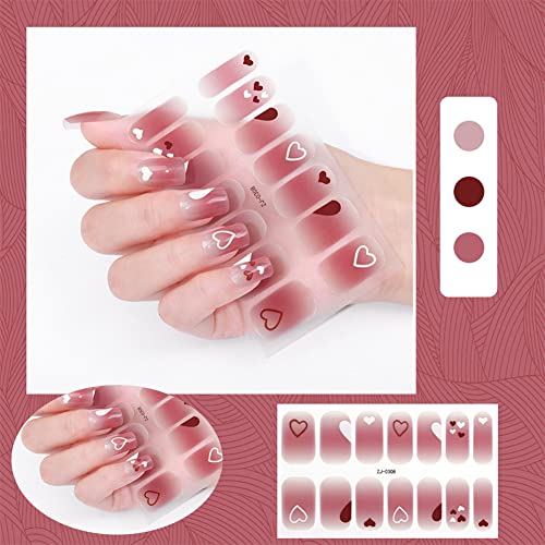 Spring Nail Stickers Cute Art Nail Decals Rainbow Cloud Heart Daisy Self-Adhesive Nail Supplies Multi-Pattern Design Nail Decoration Accessories For Women Girls Diy Nail Decoration #TOP5