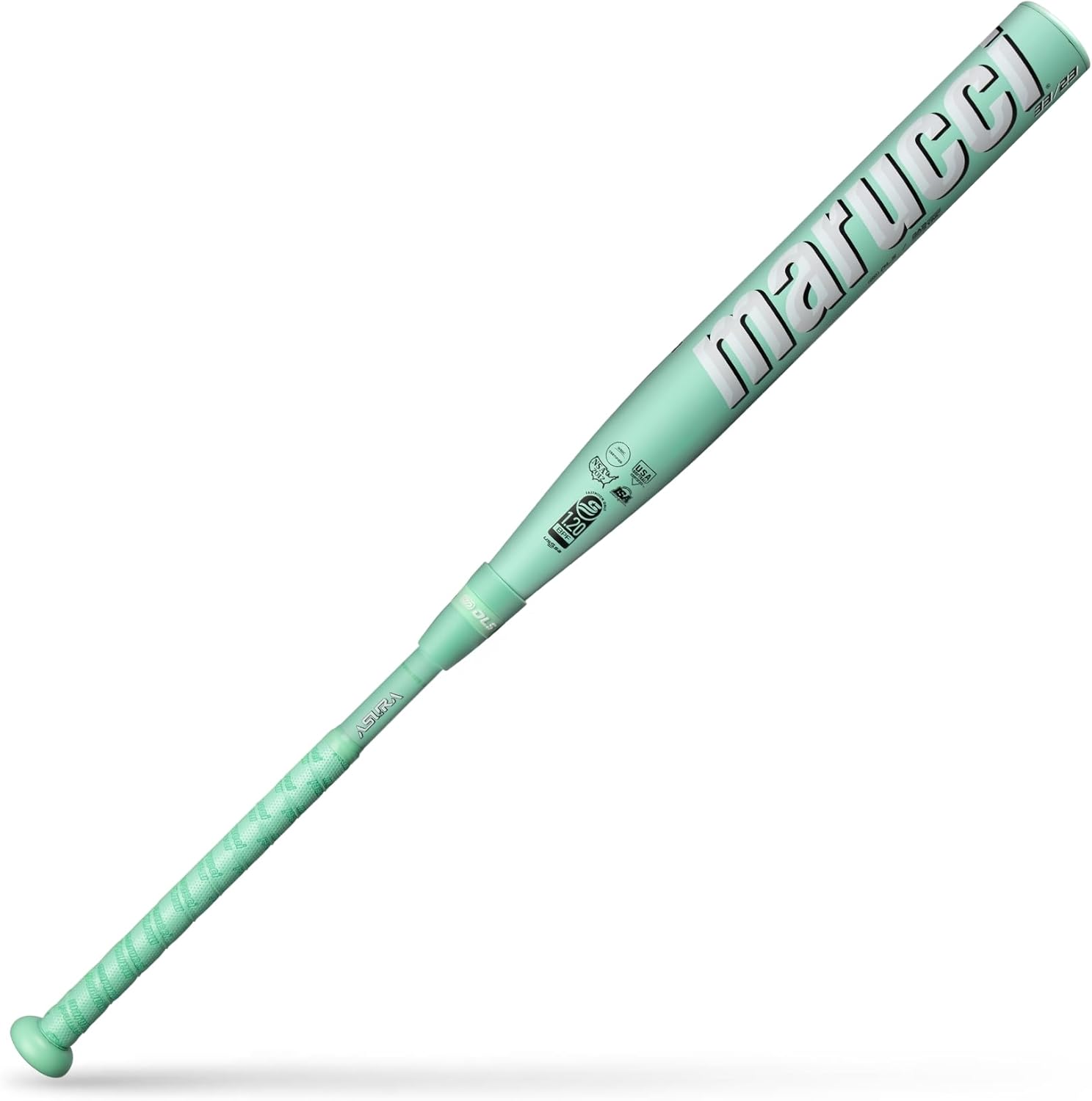 Marucci Asura Fastpitch Softball Bat for Power & Control with Gap Sync Barrel & Control Grip Handle to Minimize Vibration, Composite, All Fields & Associations, Mint