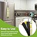 lakefvgk Washable Kitchen Appliance Handle Covers, Lemon Blossom Refrigerator Handle Covers Set of 2, Replacement Handles Keep Appliance Clean for Fridge, Microwave, Dishwasher, Oven