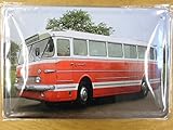  Ikarus DDR Bus Blechschild Gewölbt Neu 20x30cm S4237