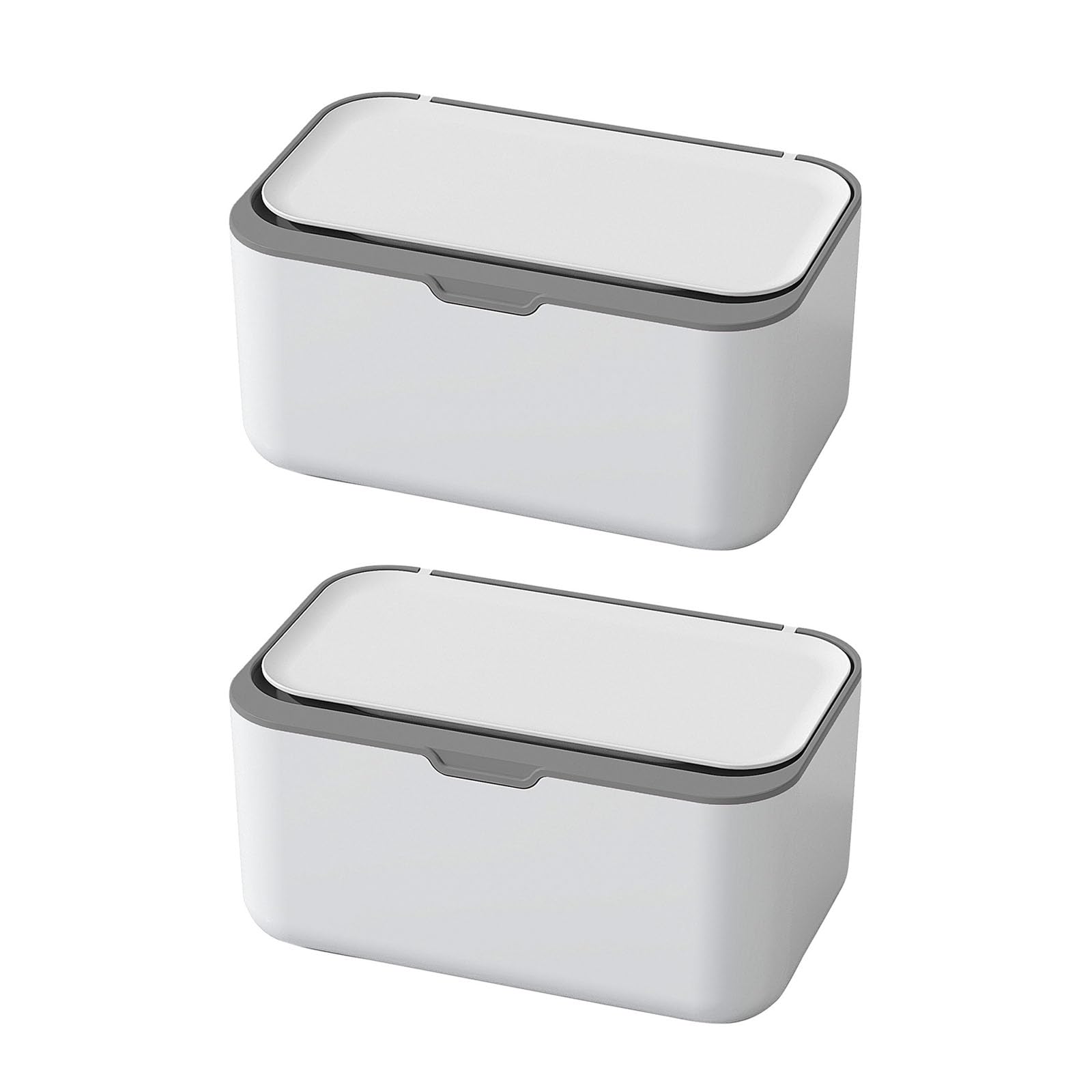TFAOYS Tissue Storage Box Covered Lid Container with Wide Opening for Countertop Organization Across Home Spaces Tabletop Tissue Case Household Wipe Storage Box