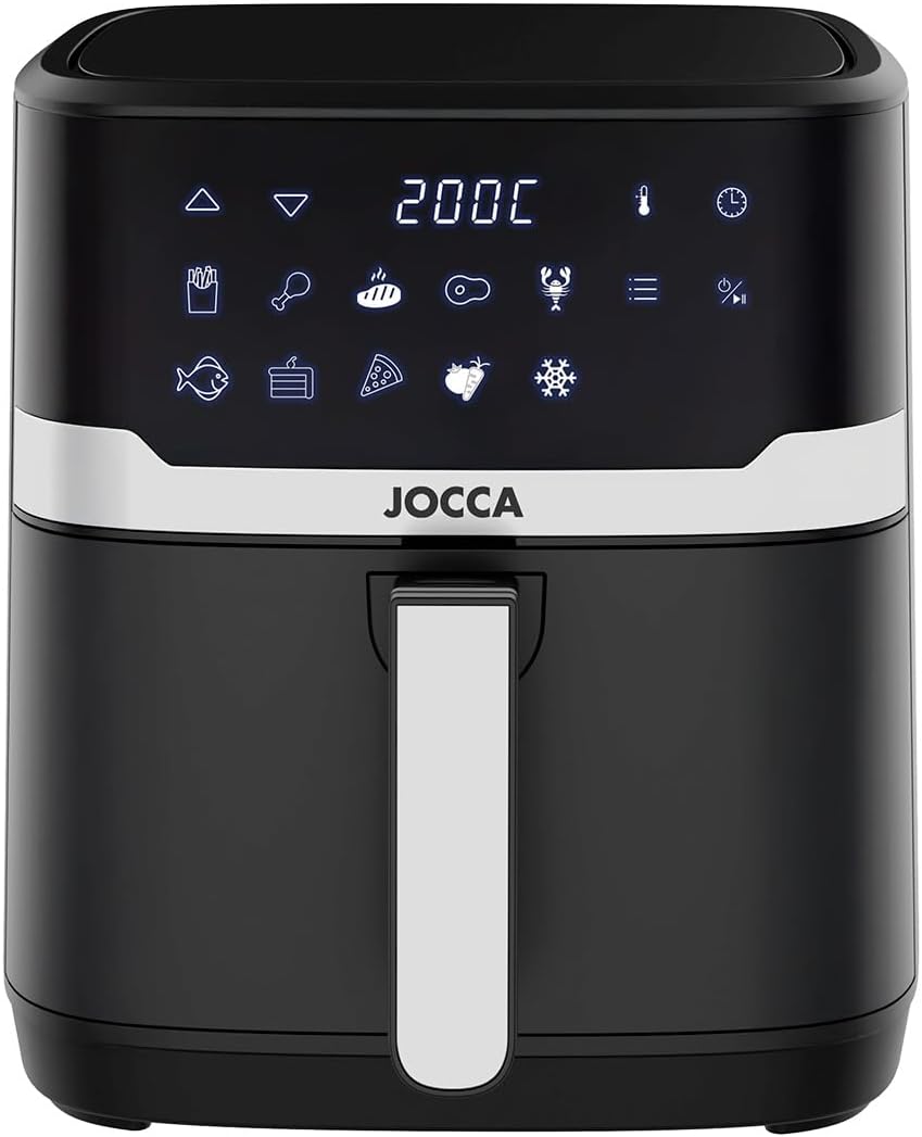 JOCCA Digital Air Fryer 6.5L, front view
