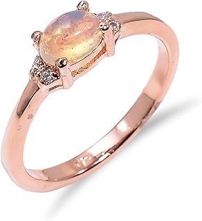 Opals Women Ring Natural Ethiopian Opal Women Ring Opal Statement Ring 925 Silver Opal Ring Sterling Silver Opal Ring (R024