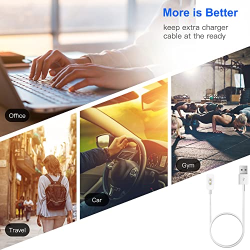Lettou Charger Cable Replacement for Xiaomi Mi Band 9/Band 8/Redmi Watch 3/4/5 (White, 1 Pack/1.9Ft) by Lettou - Image 5
