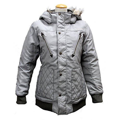 ロッソスタイルラボ(Rosso StyleLab) バイク用レディースジャケット ナイロンミリタリーウィンタージャケット アッシュ S ROJ-956