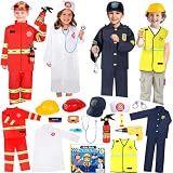 IVENRXIU Dress Up Clothes,4 In 1 Role Play Costumes for kids Ages 3-8