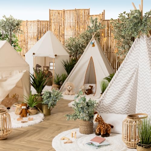 Miniatura 7 de Atmosphera - Cabaña Para Niños - Estructura De Pino - Lona De Algodón H 116 Cm