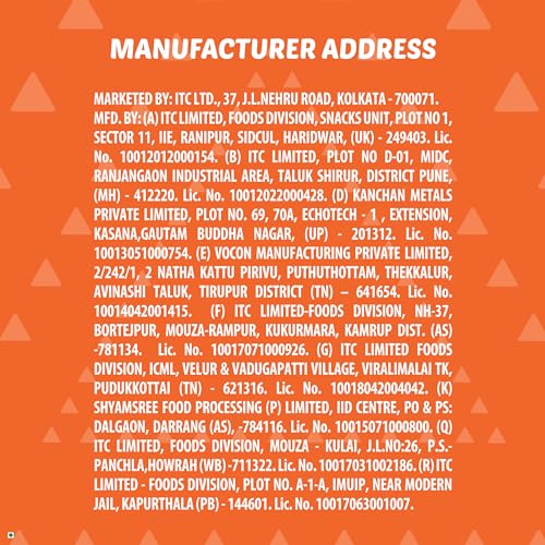 Image of Bingo Fresh Produce Mad Angles Namkeen - Mmmmm Masala, 90G