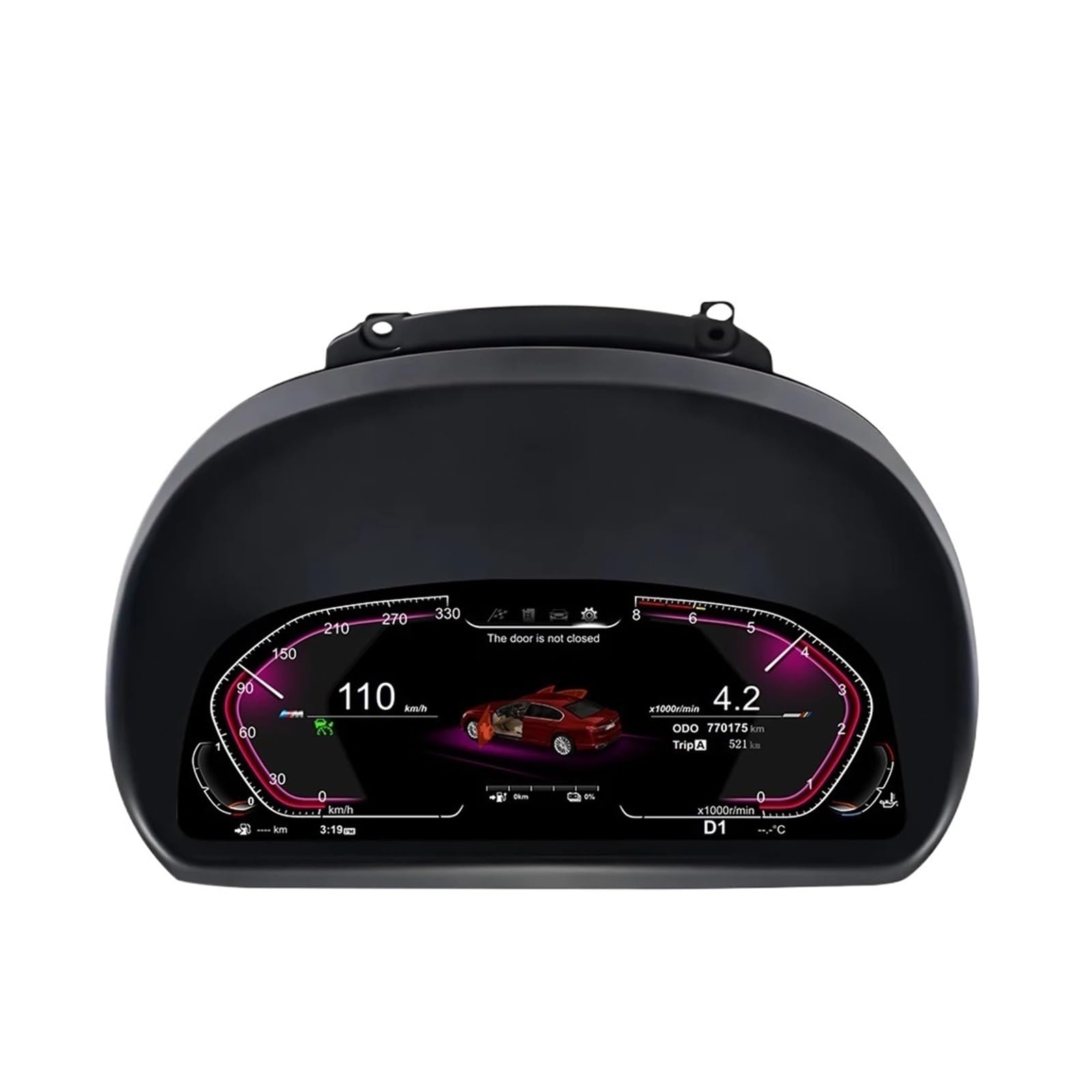 IPS 1920 * 720 11 pollici compatibile con BMW Serie 1 120i E81 E82 E87 E88 (2004-2011) tachimetro digitale quadro strumenti cruscotto auto