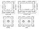 Kellegour 7 Pcs Lichtschalteraufkleber Kunststoff,Schalter Aufkleber Abdeckungen,Tapetenschutz Lichtschalter Schutz,Aufkleber für Schalter,für Schrank Schalter Dekoration wie Home Office