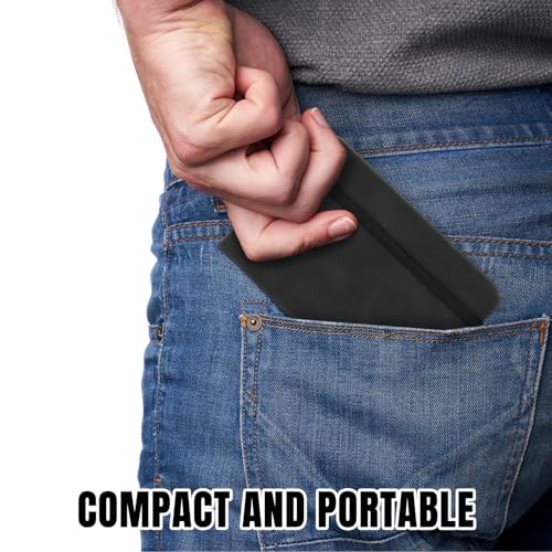 Yewseas 2 PCS Taschennotizbuch Tagebuch Mit Stiften Ledereinband, Schwarz, mit 100 Seiten, Klassisches liniertes Tagebuch, strapazierfähigem Hardcover für Arbeit, College und persönliche Notizen