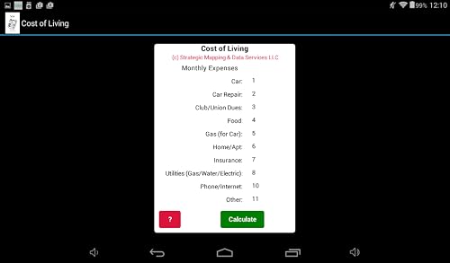 Cost of Living Calculator – vue 3