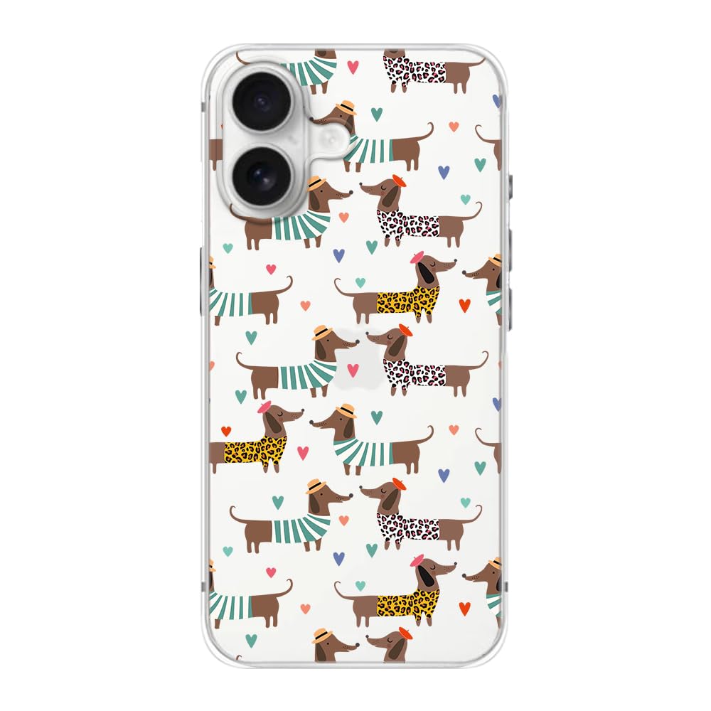 【STICKY ZOO 】ダックスフントケース iPhone 16 エブリタイム キトゥンズ iPhone ケース – ギフト用準備完了 – STICKYZOO®