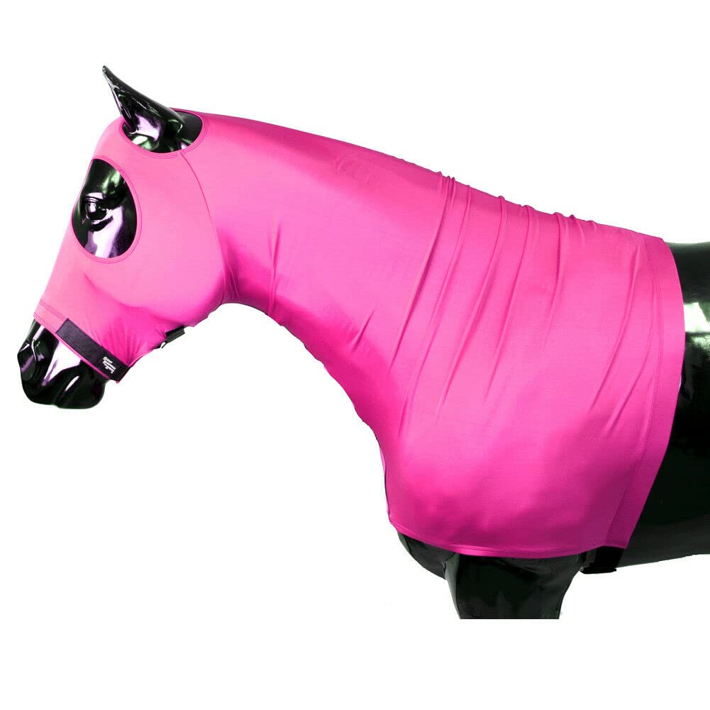 Sleazy Lycra Hood Large Hot Pink