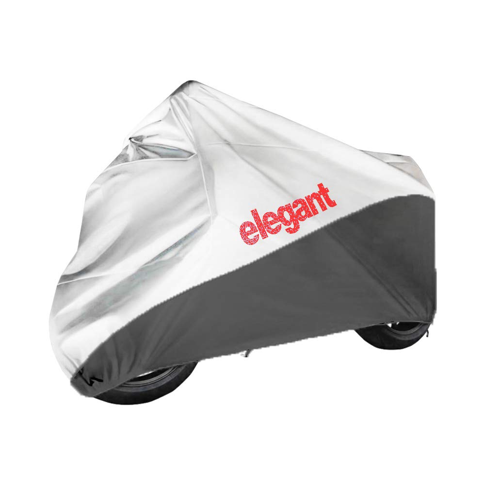 Elegant Water Resistant Bike Body Cover for KTM Duke 200 (Grey and White)