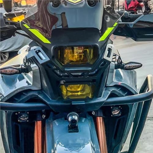 Cache calandre phare moto 450MT finition premium acier découpé