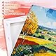 Hejo 6 Stück Leinwand zum Bemalen, Keilrahmen Malen Canvas Acryl, Leinwand Set 20x30,20x15,15x10 cm, Aquarell, Ölfarbe Multisizes für Künstler, Amateure, Anfänger und Kinder