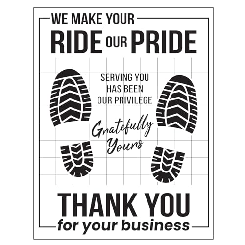 ToBeAce 100 Pcs Paper Floor Mat