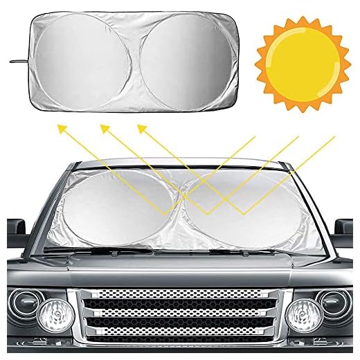 Ventdest Parasol Coche Delantero, Parasol para Parabrisas de Coche, Coche Sol Sombra, Protector Solar para Coche Parasoles Cubierta de Parabrisas Plegable, Resistir a Los Rayos UV (160 x 86cm)