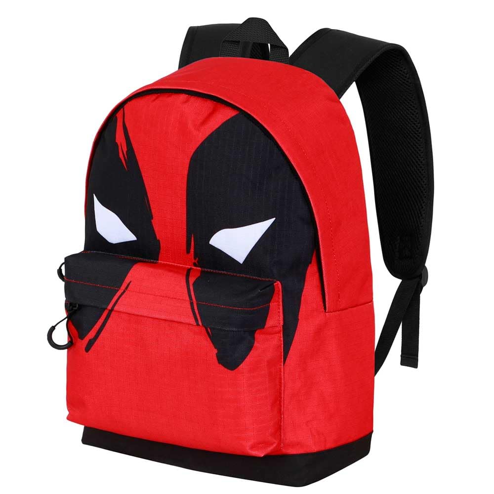 Marvel Deadpool Mask-Zaino HS FAN 3.0, Rosso 31 x 41 cm, Capacità 22 L