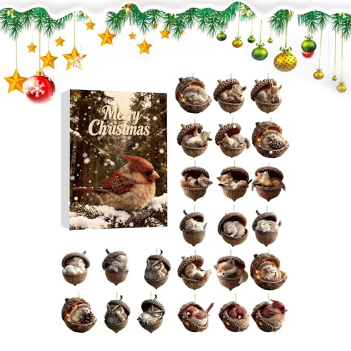 Ahuuen �N���X�}�X �I�[�i�����g �J�E���g�_�E�� �J�����_�[,24���� �t���b�g �A�N���� | �����e�[�}�y���_���g�J�����_�[�J�E���g�_�E���p,�F�l�E�q���E�Ƒ��E�c���[�E���E�ǁE�h�A�E�}���g���p