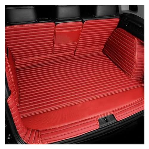 Tapis de coffre Tesla Model 3 rouge anti-salissure protection totale