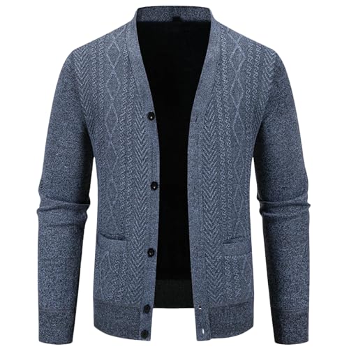 Autumn Winter Men's Casual Versatile Knit Cardigan