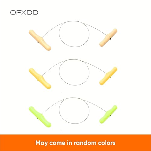 Miniatura 2 de Cortador de alambre duro para queso con asas, paquete de 2, cortador de bloque de cuerdas para cocina, cortadoras de alambre de queso de mano