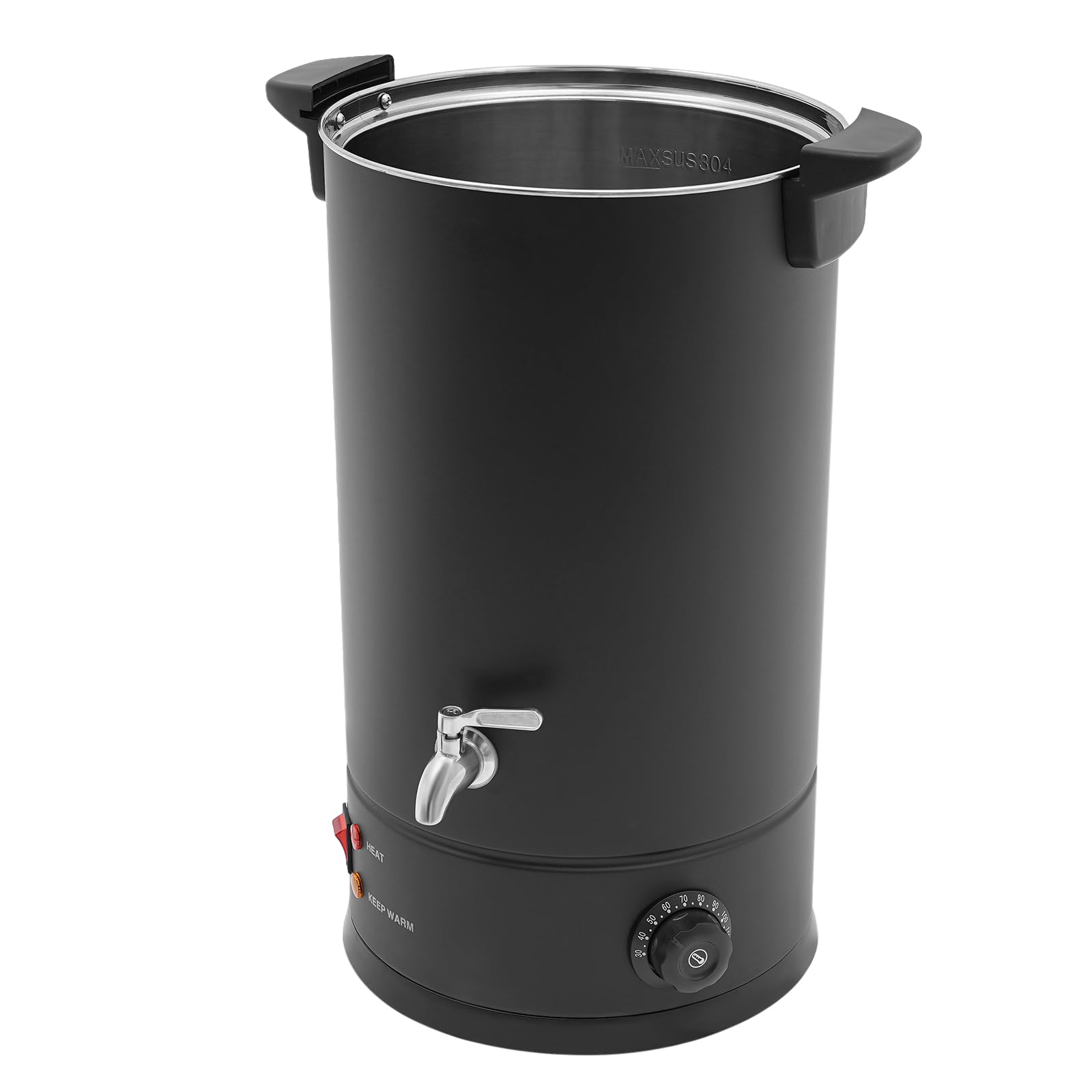 Fundidor de cera para velas, olla de cera de 15 l, olla de fusión de cera de doble pared, eléctrico, temperatura ajustable, con modo de aislamiento térmico para hacer velas
