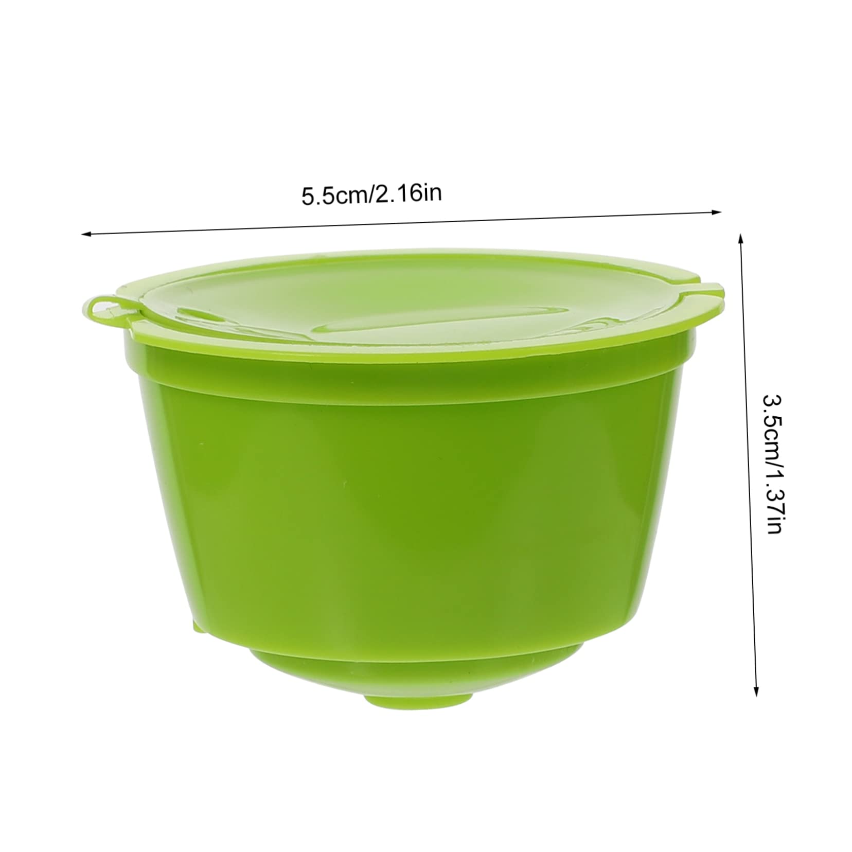 ARTIBETTER 3pcs Reusable Coffee Capsule Filter for Plastic/stainless Steel Easy to Cle