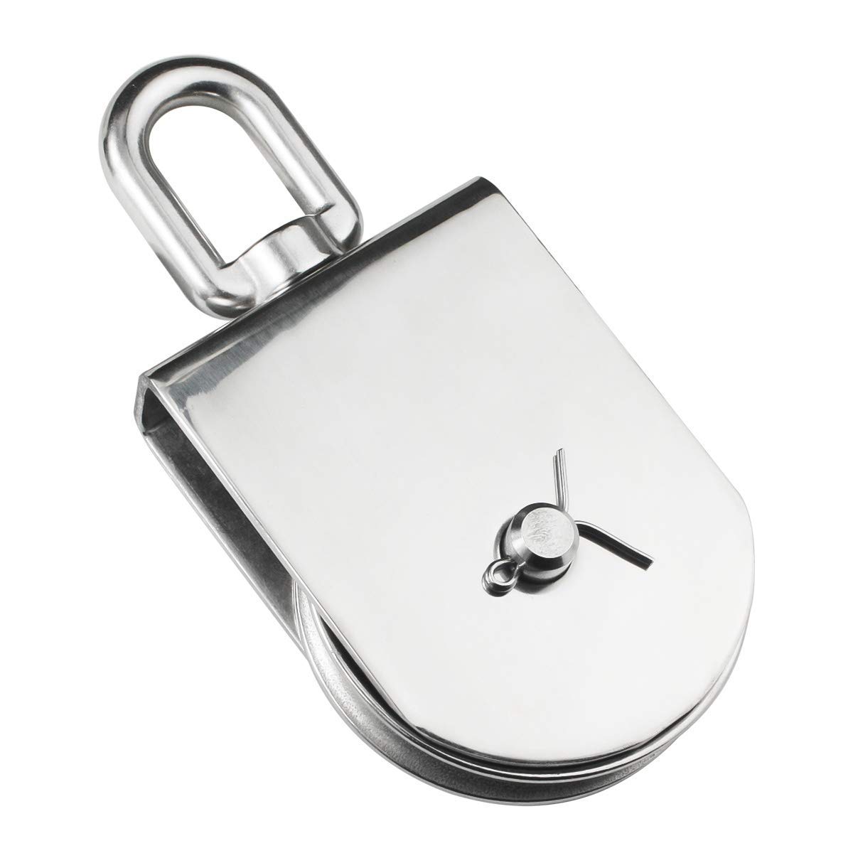Poulie simple en acier inoxydable avec chargement par bloc M75