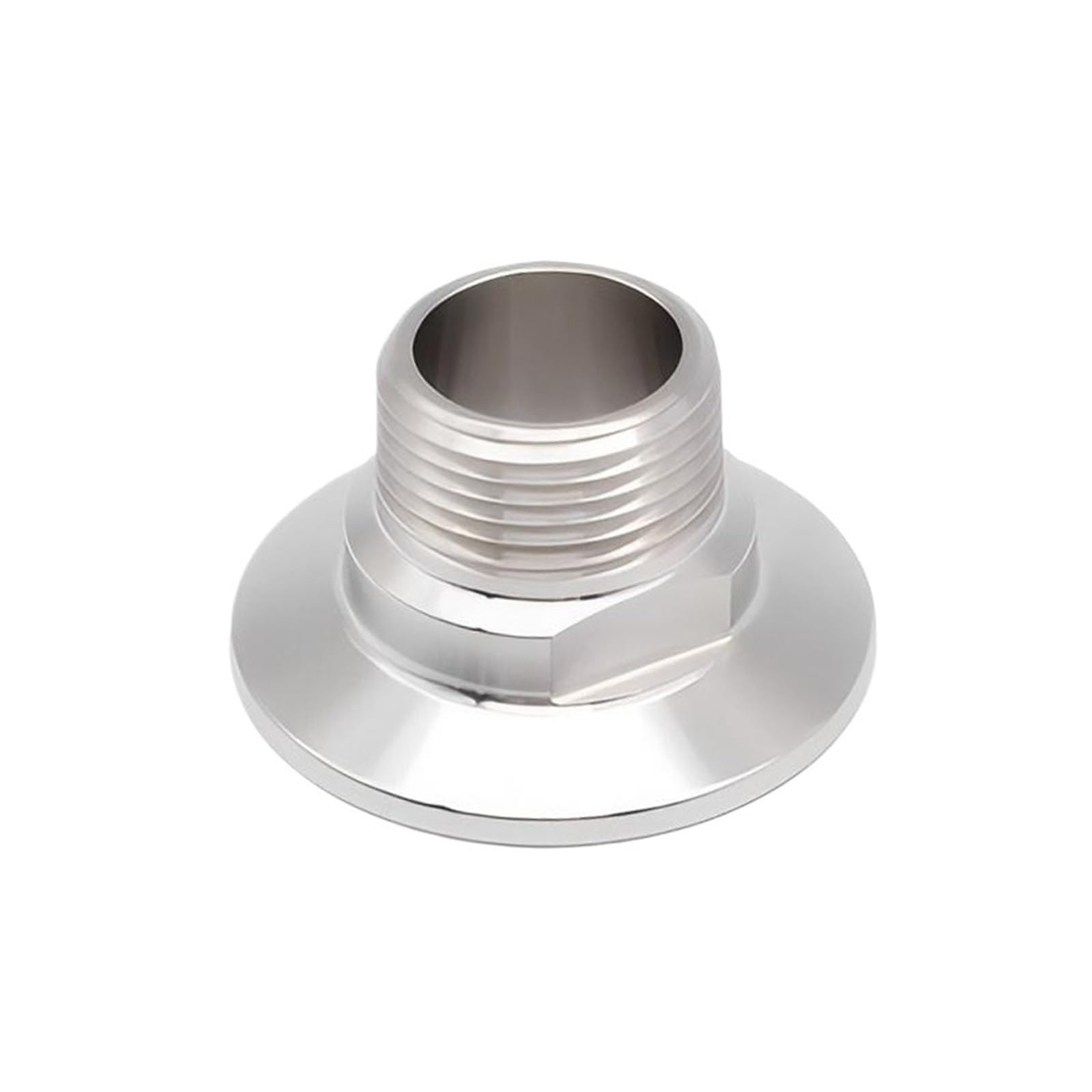 0,6 cm do 2,5 cm NPT gwint męski do 1,9 cm-5.1 cm adapter Tri Clamp - sanitarne złącze do rur ze stali nierdzewnej (SUS 316L-TC 64 mm, 0,5 cala)
