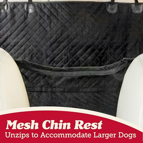 image for Lusso Gear Dog Car Seat Hammock - 100% Waterproof Dog Car Seat Cover f