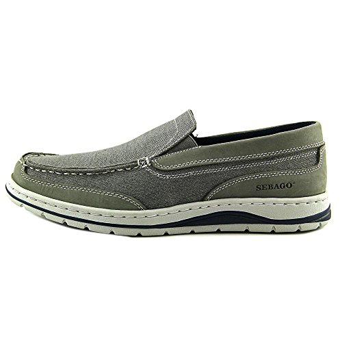 Sebago Men's Hartland Slip On (11.5 M in Grey Canvas/Nubuck)4