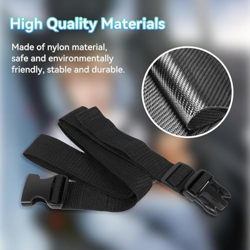 74 Inch (200cm) Wheelchair Safety Belt with Quick Release Buckle - Adjustable Nylon Posture Support Strap for Wheelchairs & Mobility Scooters - Image 2