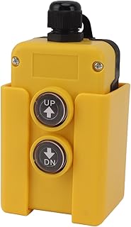 WOOXGEHM Dump Trailer Remote Control, 12V DC Trailer Up and Down Control Switch for Lift Gate, 4 Wire 3 Wire Up and Down Control Switch for Crane Lifting Platform, Dump Trailer Remote Control Switch