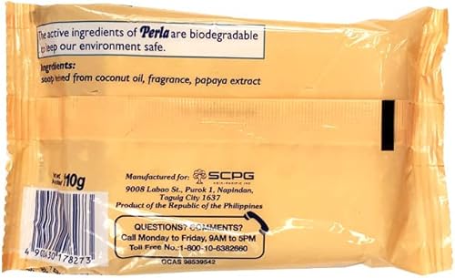 Miniatura 3 de PERLA P&G - Jabón para ropa de papaya (2 barras extra grandes de 4.06 oz) sellados
