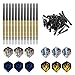 Accmor 12 Pcs Darts Plastic Tip, Soft Tip Darts Set, 14g Plastic Tipped Dart, Attach Extra 36 Black 2BA Replacement Tips, Soft Tip Darts for Electronic/Plastic Dartboard