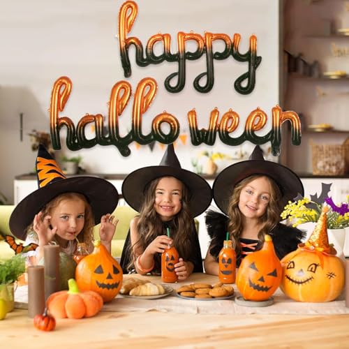 Image of Rozi Decoration Happy Halloween Foil Balloons | Party Decorations Scary | Balloon Pack of 1 Set, Multicolor